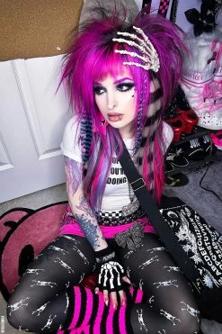 Fingerless Skeleton Gloves -Goth Accessories Sales Scene Kid Gloves 1800x1800