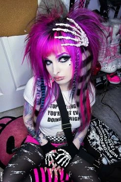 Fingerless Skeleton Gloves -Goth Accessories Sales Unisex Finglerless Skeleton Gloves 1800x1800