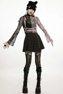 Pastel Goth Wings Harness [BLACK/PINK] -Goth Accessories Sales WS 504LHF 04 1800x1800