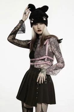 Pastel Goth Wings Harness [BLACK/PINK] -Goth Accessories Sales WT 727TCF PINK 04jpg 25a95f7d 128f 4398 a8ef 37b20c43ee03 1800x1800