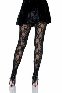 Grave Lace Stockings -Goth Accessories Sales Womens Alt Tights 1800x1800