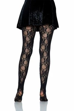Grave Lace Stockings -Goth Accessories Sales Womens Sexy Goth Tights 1800x1800