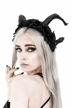 Dark Elf Rose Headband -Goth Accessories Sales asadasfasf 1800x1800