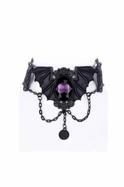 Purple Possession Bat Choker [Black]