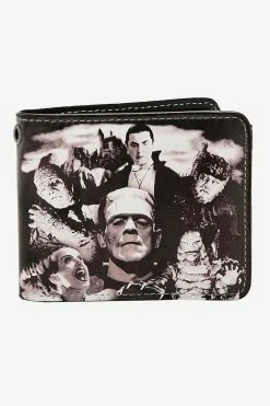 Horror Monster Collage Bifold Wallet