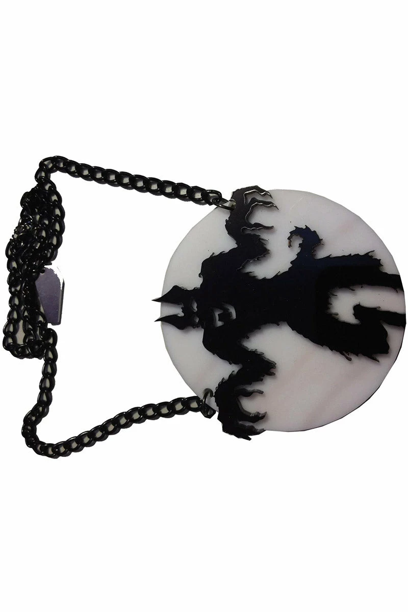 Howling At The Moon Werewolf Necklace 3 Howling At The Moon Werewolf Necklace - Image 3