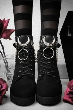 Iron Moon Shoe Cuffs