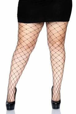 Sorceress Fishnet Tights [Plus Size] -Goth Accessories Sales cvdsfsdfsfsd 1800x1800