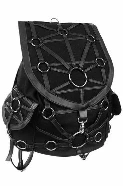 O-Ring Backpack 9 O-Ring Backpack -Goth Accessories Sales eng pl Black harness backpack with pockets occult black fashionO RING BACKPACK 1475 2 0844d1fd 856d 4085 9c5e 16a76f40d8e0 1800x1800
