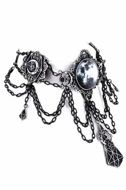 Moon Geometry Choker -Goth Accessories Sales eng pl Moon collar Full moon moon phases crescent MOON GEOMETRY CHOKER 1499 6 1 1800x1800