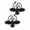 Chanting Crow Earrings