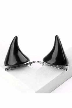 Mind My Horns Hair Clips [Black] -Goth Accessories Sales erhjyjerje56646jwhj 1800x1800