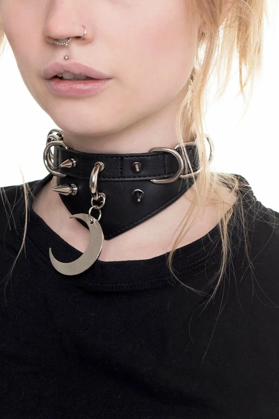 Moon Ritual Spiked Choker 2 Moon Ritual Spiked Choker - Image 2