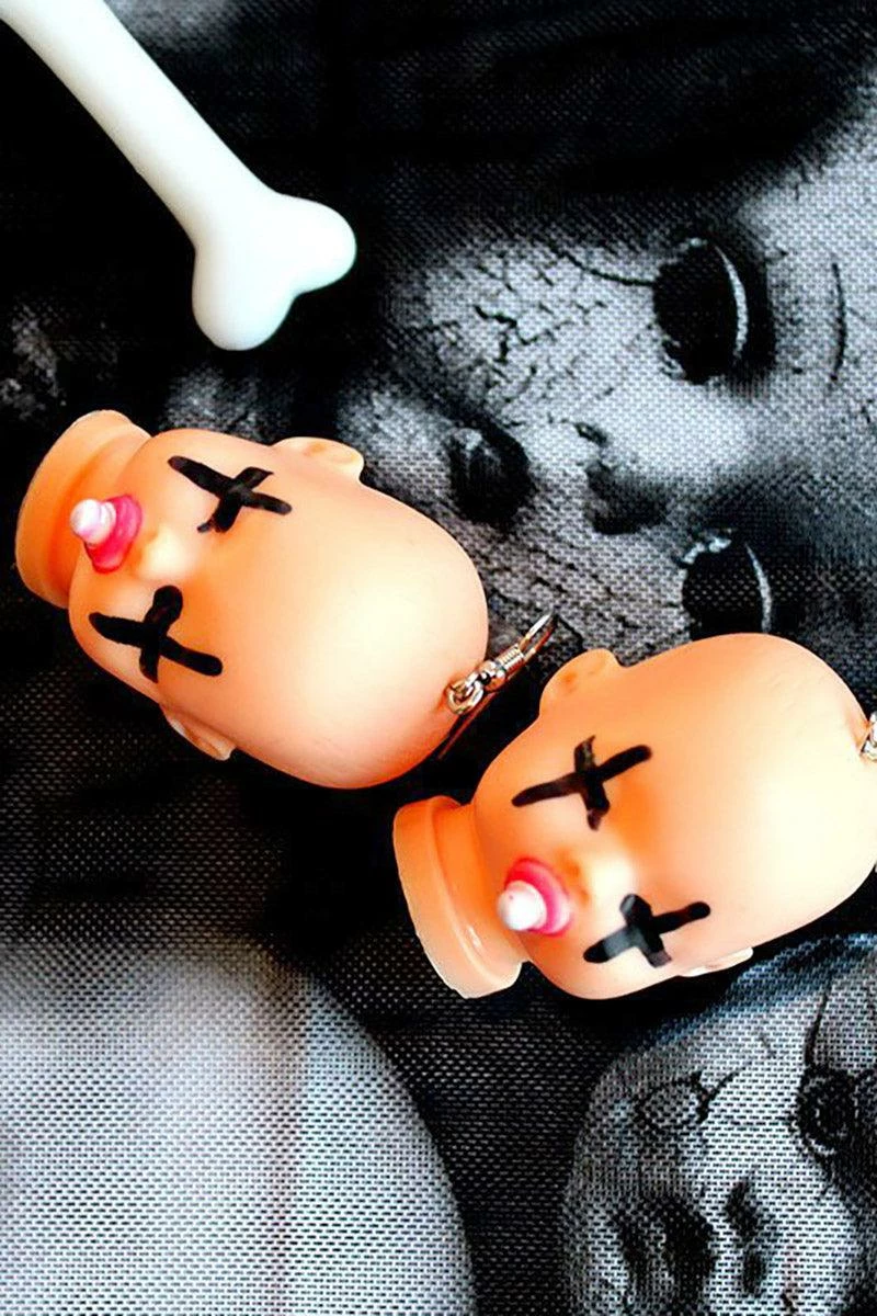 Beheaded Baby Doll Head Earrings 6 Beheaded Baby Doll Head Earrings - Image 6