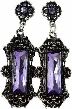 Vivian Violet Earrings