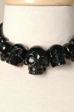 Skull Collection Necklace [Black] -Goth Accessories Sales gfdgdfgdfgdf e496beef abfc 4f70 88a8 852b19247c0d 1800x1800