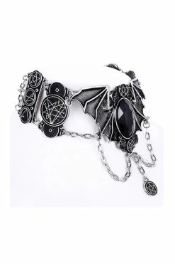 Bat Spell Choker [Silver] -Goth Accessories Sales gggggg 51e24383 1f66 4b13 8ca5 957dc4d2aa14 1800x1800