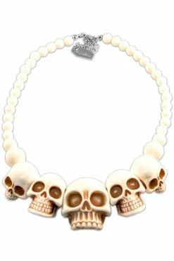 Skull Collection Necklace [White]