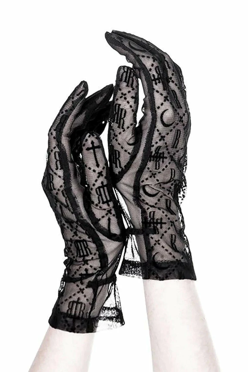 Luxurious Goth Gloves 4 Luxurious Goth Gloves - Image 4