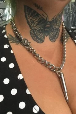 Bulletproof Necklace [Nickel] -Goth Accessories Sales hgmgmg 1800x1800