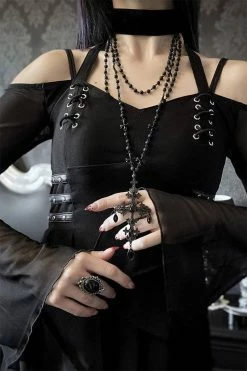 Summon The Night Choker [Black] -Goth Accessories Sales jggghg 1800x1800