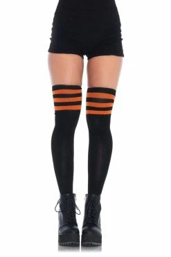 Sinful Stripes Thigh Highs [Multiple Colors]