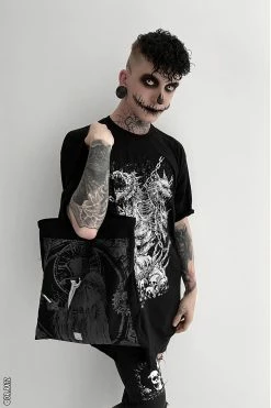 VampireFreaks Mystery Canvas Tote Bag -Goth Accessories Sales plague 1800x1800