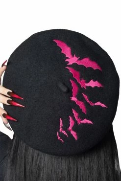 Bat Repeat Beret Hat [PINK]