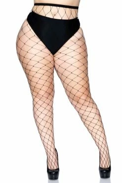 Sorceress Fishnet Tights [Plus Size]