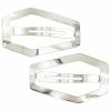 Coffin Snap Hair Clips [SILVER]
