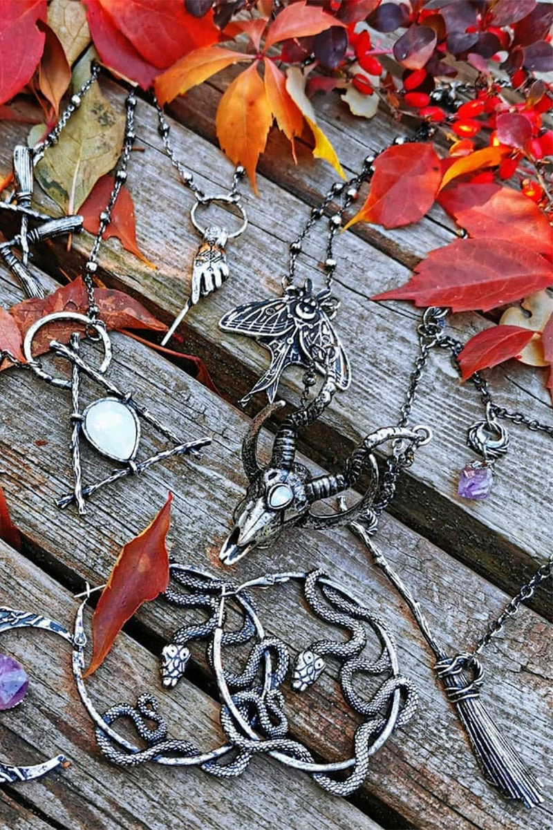 Occult Goat Skull Necklace 6 Occult Goat Skull Necklace - Image 6