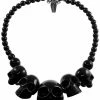 Skull Collection Necklace [Black]