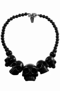 Skull Collection Necklace [Black]